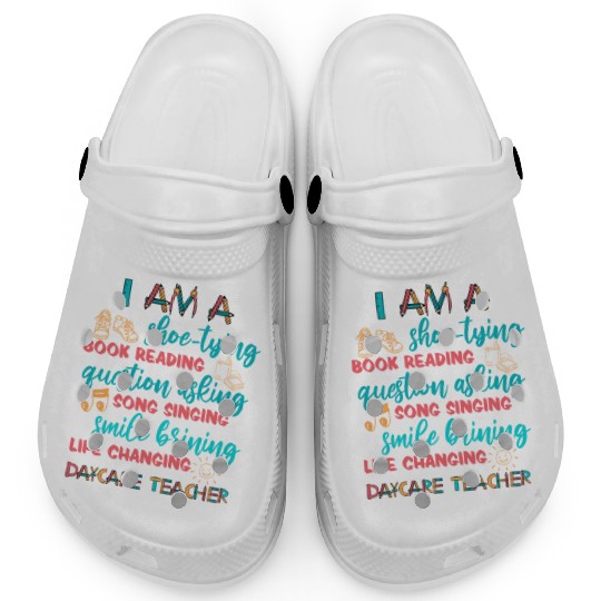 Childcare Kindergarten Preschool Daycare Teacher Clogs