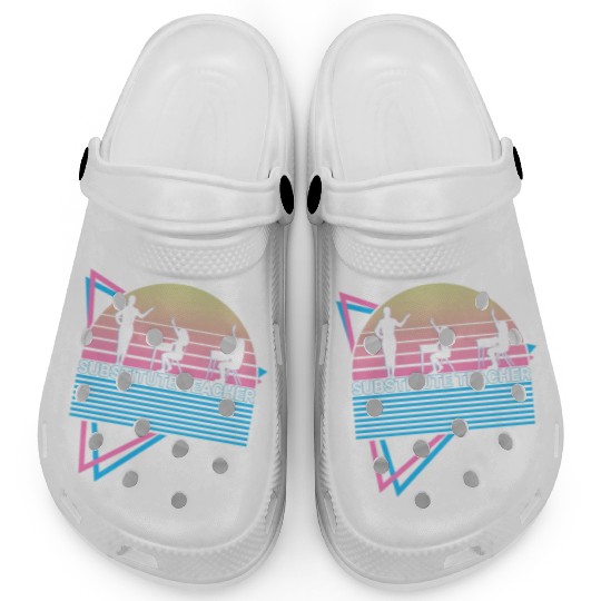 Substitute Teacher Retro Clogs