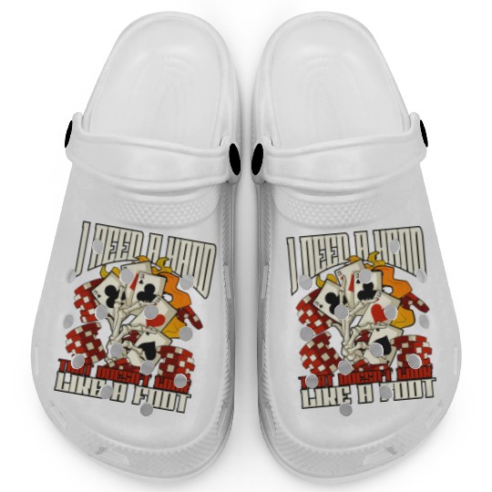 Poker Casino Poker Player Gambling Roulette Gift Clogs