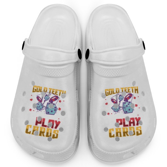 Poker Casino Poker Player Gambling Roulette Gift Clogs