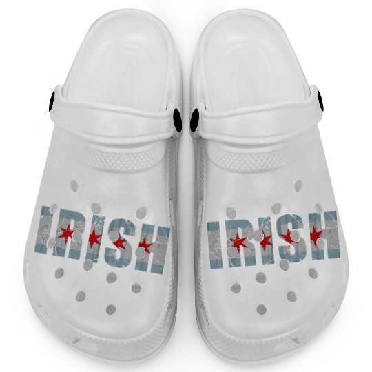 Chicago Irish Flag Chirish St Patricks Day Clogs