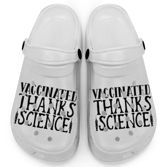 Vaccinated Science Nerd Geek Teacher Student Gifts Clogs