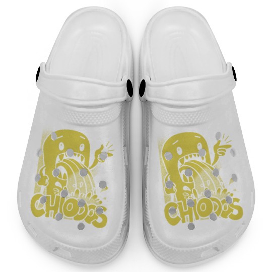 CHIODOS Pink Creature Puking Green Scene Era Post Clogs