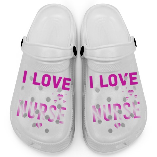I Love My Nurse Nursing Student Teacher Gift Ideas Clogs