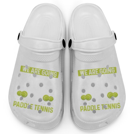 Paddle Tennis Player Match Grab your Balls Clogs