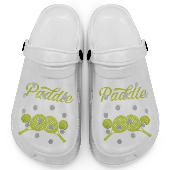 Paddle Tennis Player Match I stopped for this Clogs