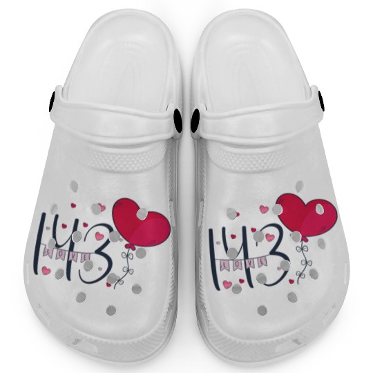 143 I Love You Valentines Day For Her Valentines Clogs