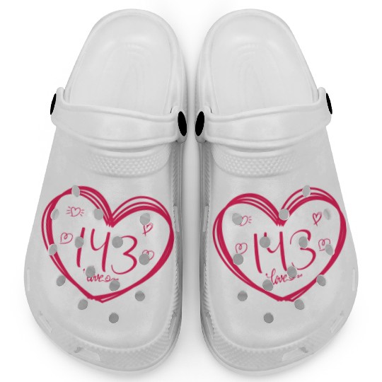 143 I Love You Valentines Day For Her Valentines Clogs