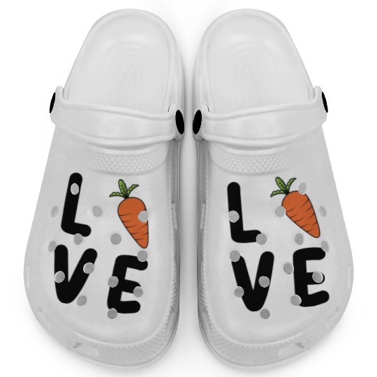 Carrot Love-Vegetable Love Clogs