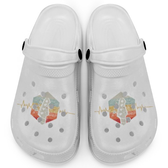 Bassist Retro Heartbeat Bass Guitar Clogs