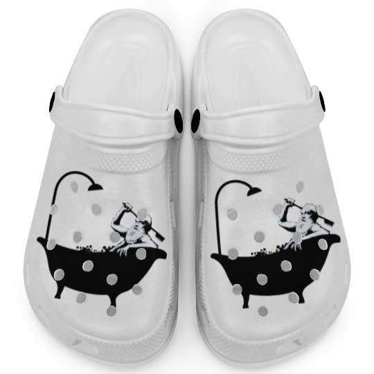 Banksy - Grandpa in the bathtub Clogs