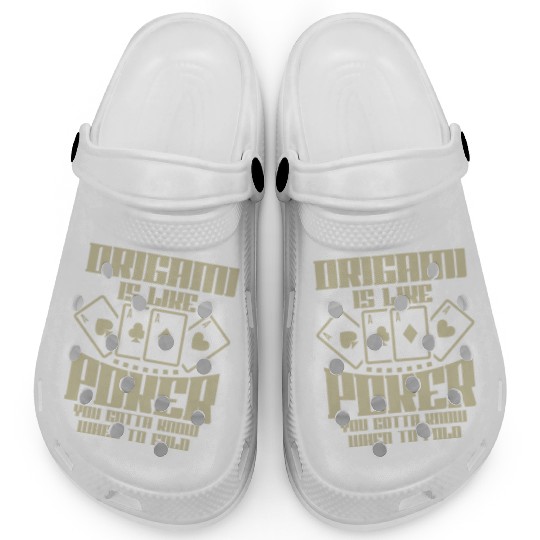 Poker Casino Poker Player Gambling Roulette Gift Clogs