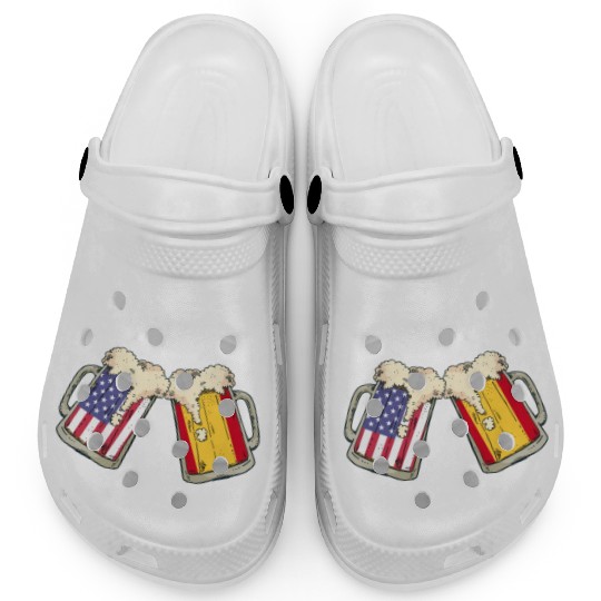 Spanish American Grown Country Cheers Beer Drink Clogs