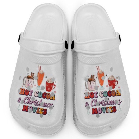 Hot cocoa and Christmas movies. Clogs