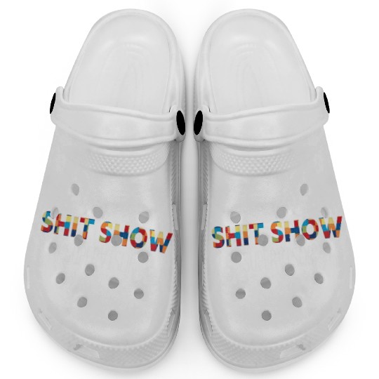 Shit Show Supervisor Funny Mom Boss Manager Clogs