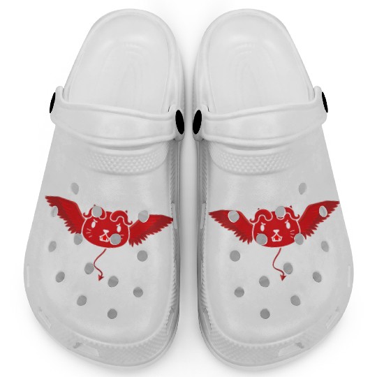 Cute devil cat Clogs