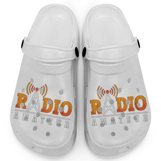 Ham Radio Amateur Loves Antenna Ham Radio Operator Clogs