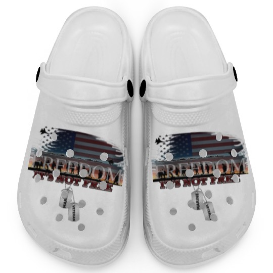 Marine Veteran Freedom Isn't Free Clogs