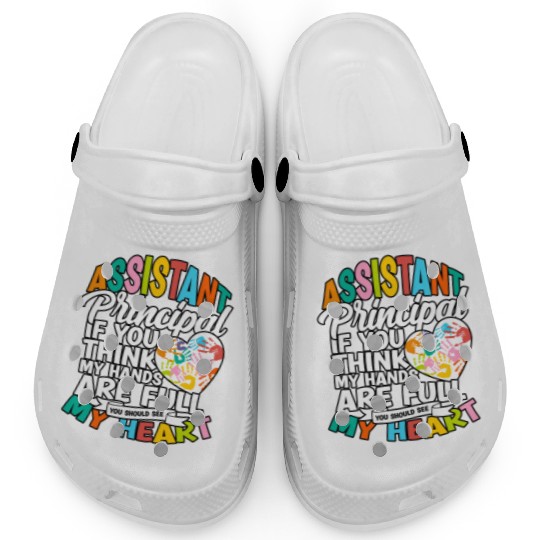 Assistant Principal Back School Teacher Principal Clogs