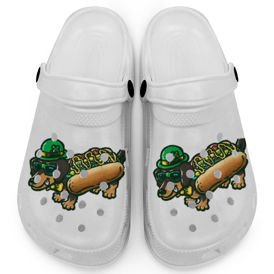 St Patrick's Day Chicago Dog Clogs