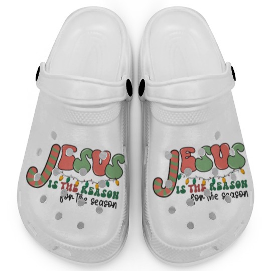 Jesus is The Reason for the Season Candy Christian Clogs