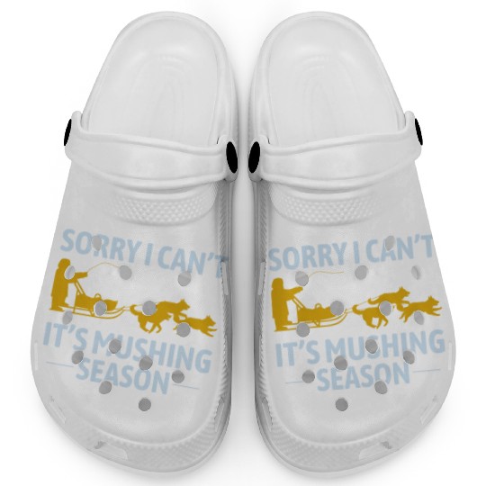 Husky Sledding Sled Dog Racing Alaskan Racers Clogs