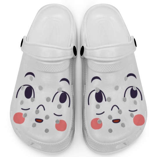surprised expression of cartoon emotion face Clogs