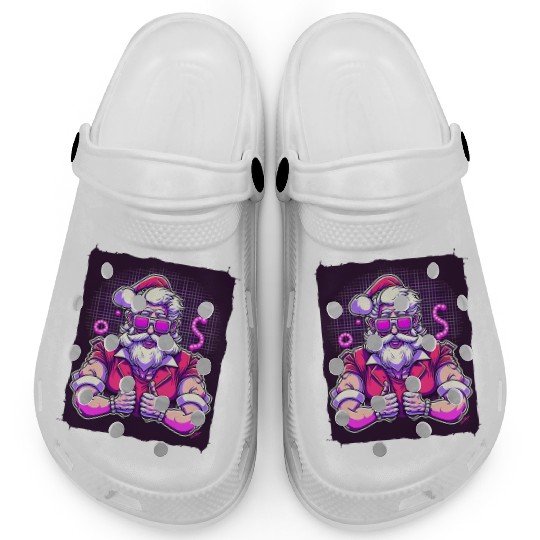 Christmas Santa Claus Gym Clogs