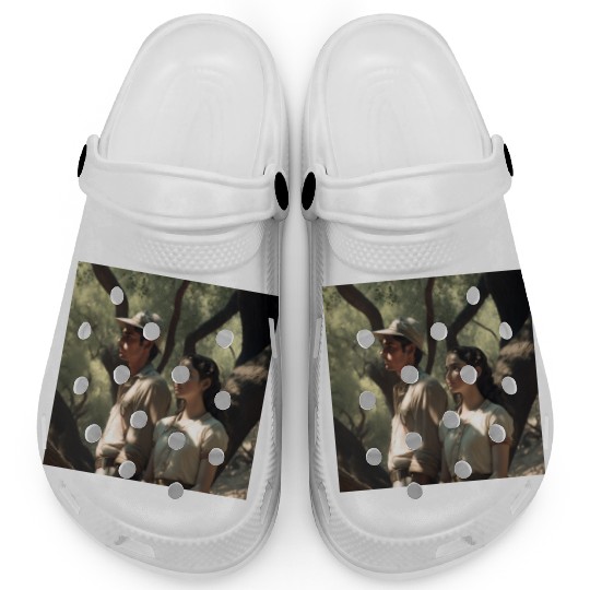 screengrab from a 1920s film scene beautiful Clogs