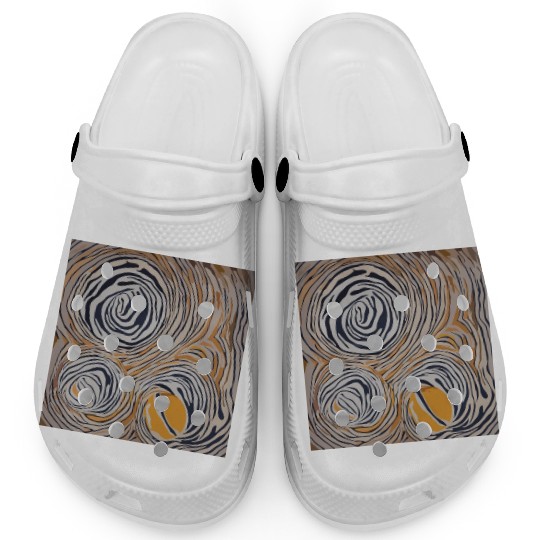 tiger skin Clogs
