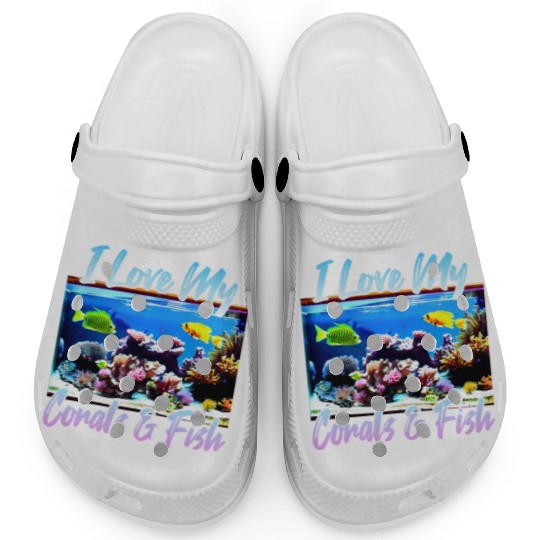 Saltwater aquarium coral fish Clogs