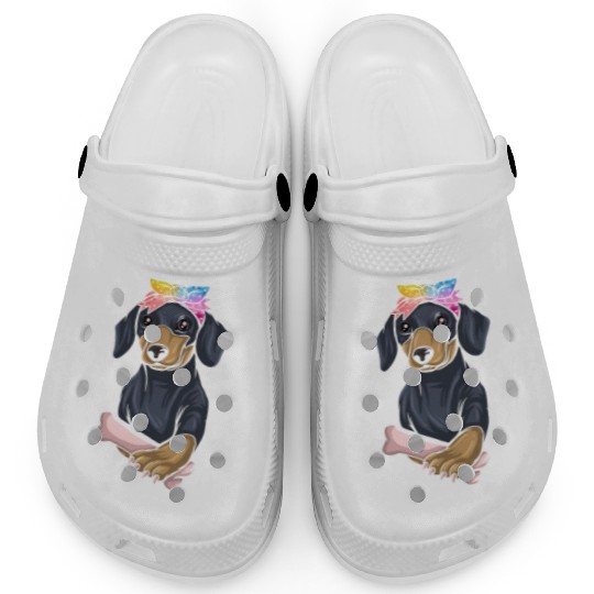 Dachshund Gift Dixie Wiener Doxie Dackel Clogs