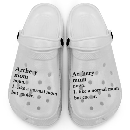 Archery Mom Funny Archer Definition Clogs