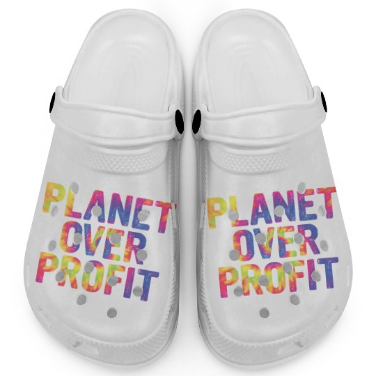 Planet Over Profit Clogs
