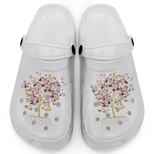Butterfly Tree Beautiful Animal Butterflies Tree Clogs