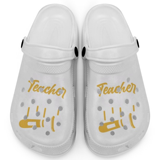 Music Teacher Microphone Clogs