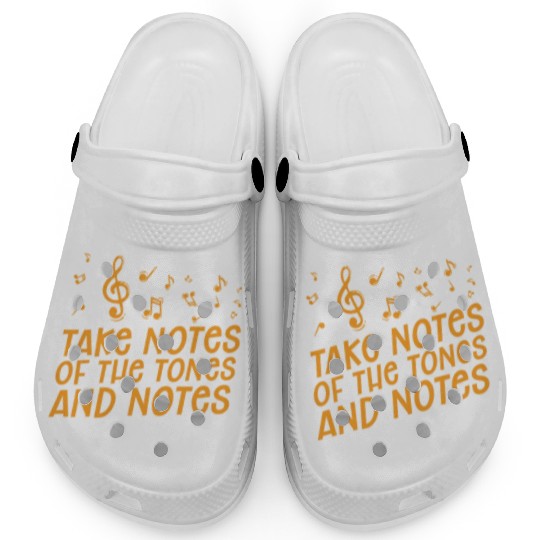 Music Teacher Notes Clogs