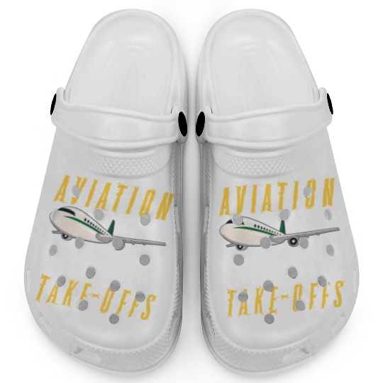 Pilot Aviation Airplane Airline Future Pilots Clogs