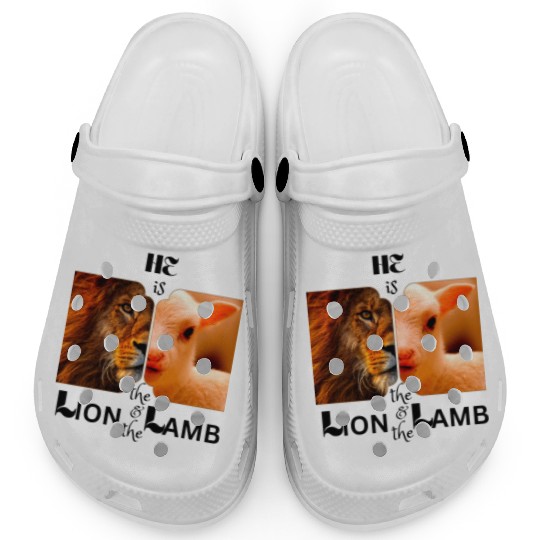 He is the Lion and the Lamb Clogs