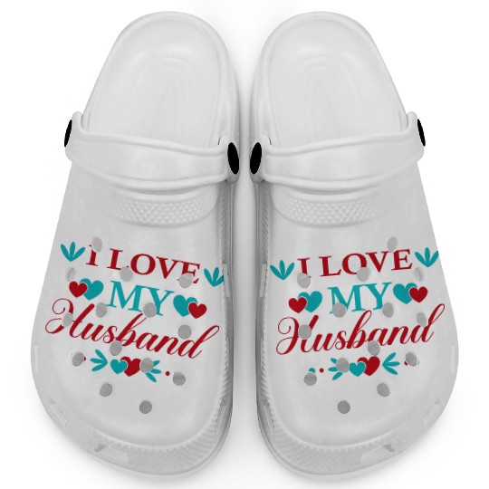 I love my husband Clogs