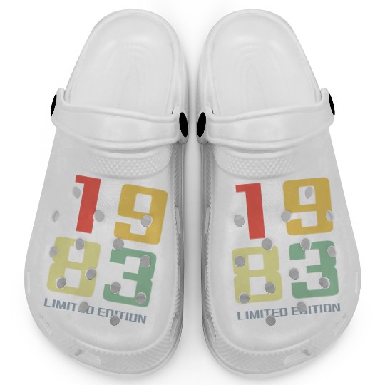 40 Years Vintage 1983 Retro 40th Birthday Clogs