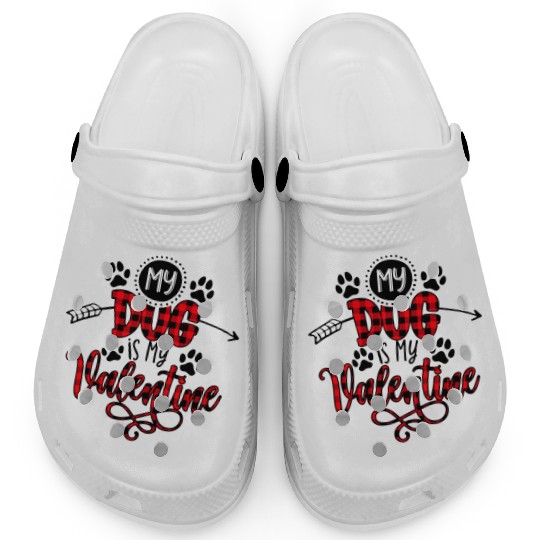 My Dog Is My Valentine Clogs