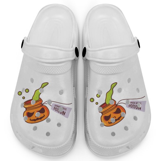 Pumpkin Spice Potion Coffee Enthusiast Halloween Clogs