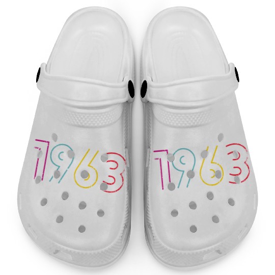 60 Years Vintage 1963 Retro 60th Birthday Clogs