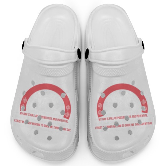 Positive Affirmation Daily Motivation Buddha Mantr Clogs