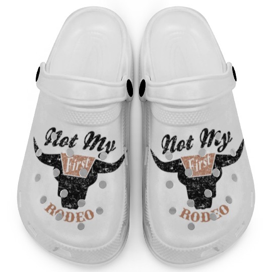 Not My First Rodeo Apparel Clogs