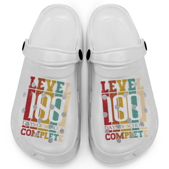 Level 100 Days Of School Complete Student Schooler Clogs