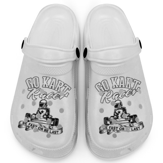 Go Kart Racer Pit Crew Car Racing Karting Clogs