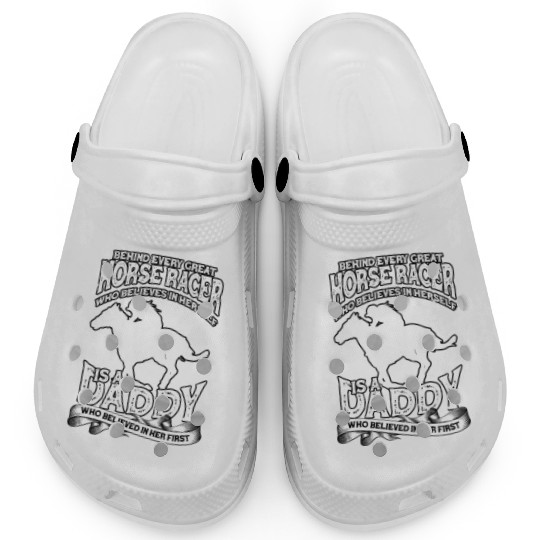 Horse Racing Equestrian Horseback Horse Racer Clogs