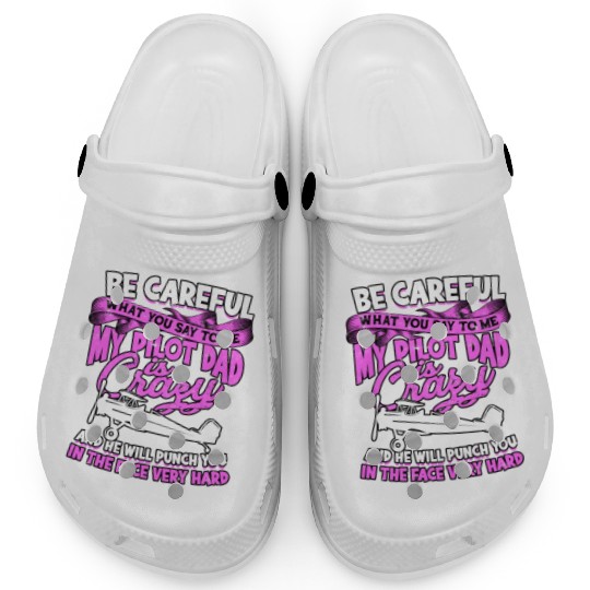 Pilot Daughter Airplane Aviation Job aircraft Clogs